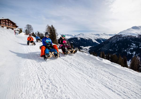 Schlitteln in Davos
