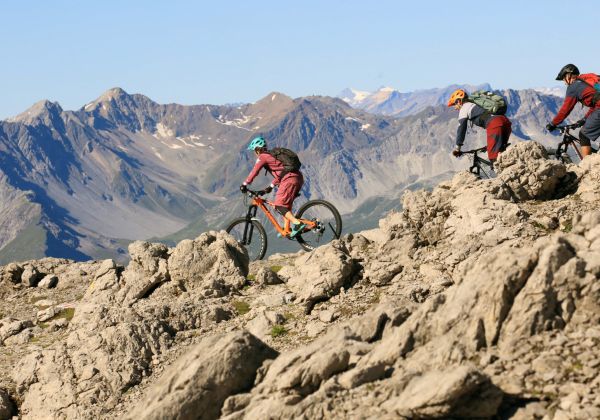 Biken in Davos