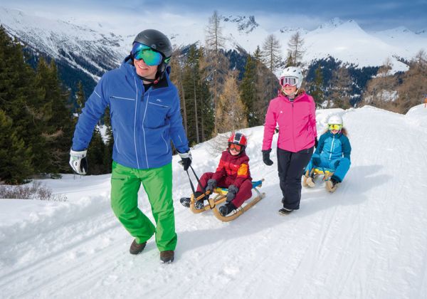 Schlitteln in Davos
